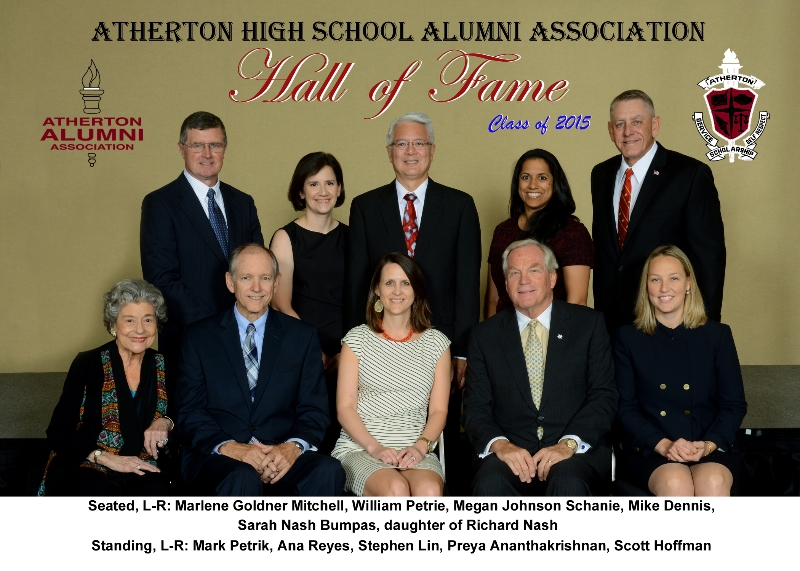 Atherton High School Alumni Association 2015 Inductees
