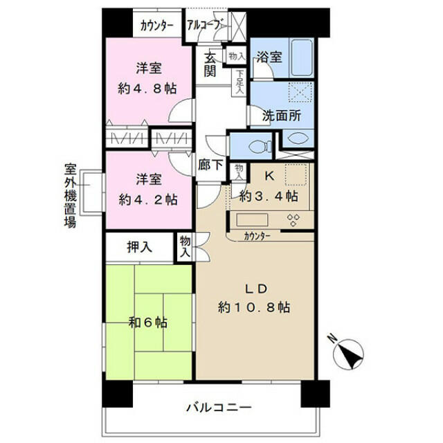 【アットホーム】ファミール大宮宮原壱番館 5階 3LDK[1040130343]さいたま市北区の中古マンション