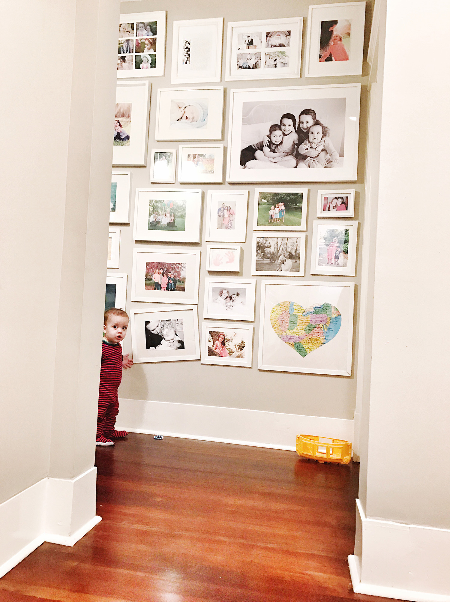 Our Hallway Gallery Wall At Home With Natalie