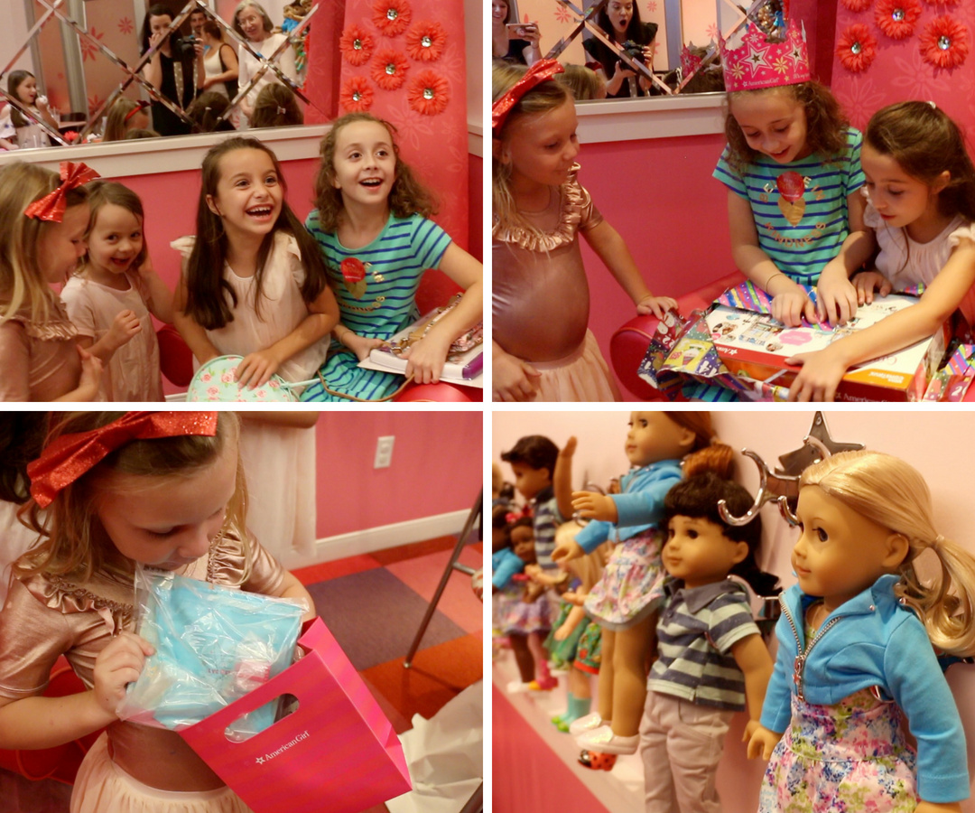 The Girls’ American Girl Store Birthday Party and Shopping Trip! At
