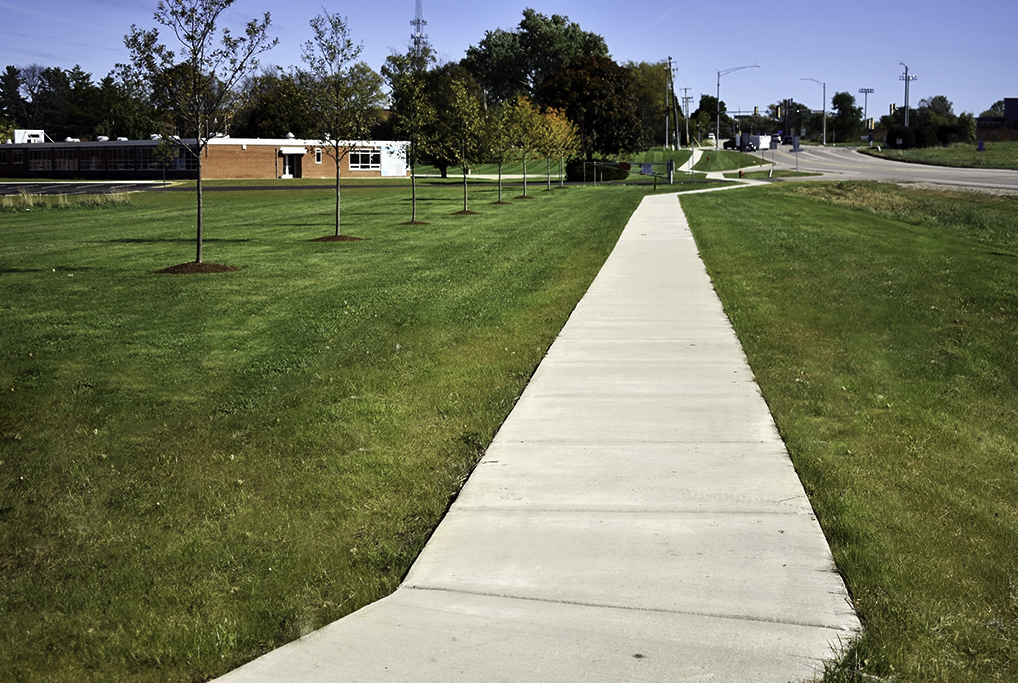 Applied Technologies, Inc.Lake Villa Grass Lake Road Sidewalk Applied