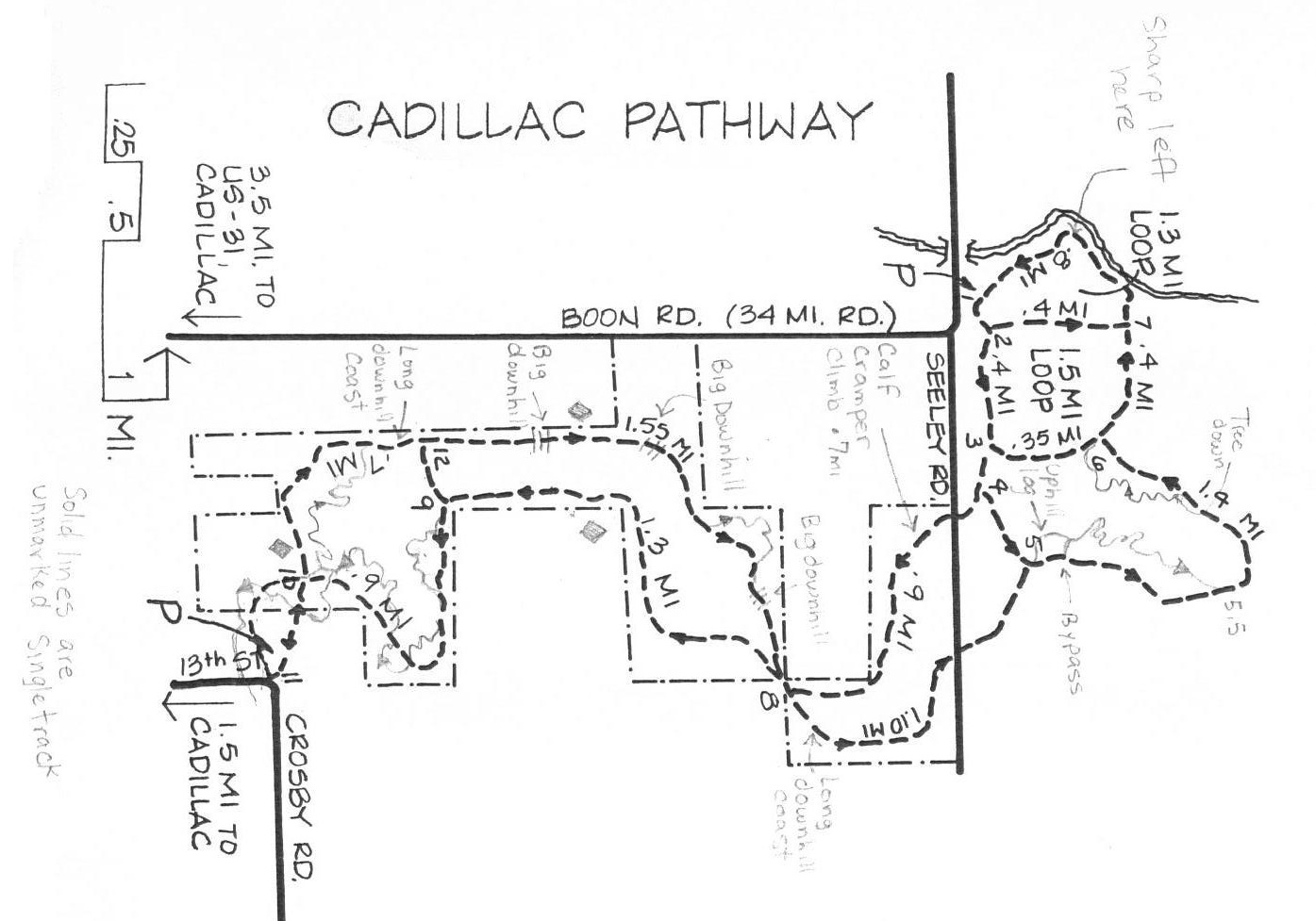 ATI Consulting Northwestern Lower Michigan Trail Guide for hiking