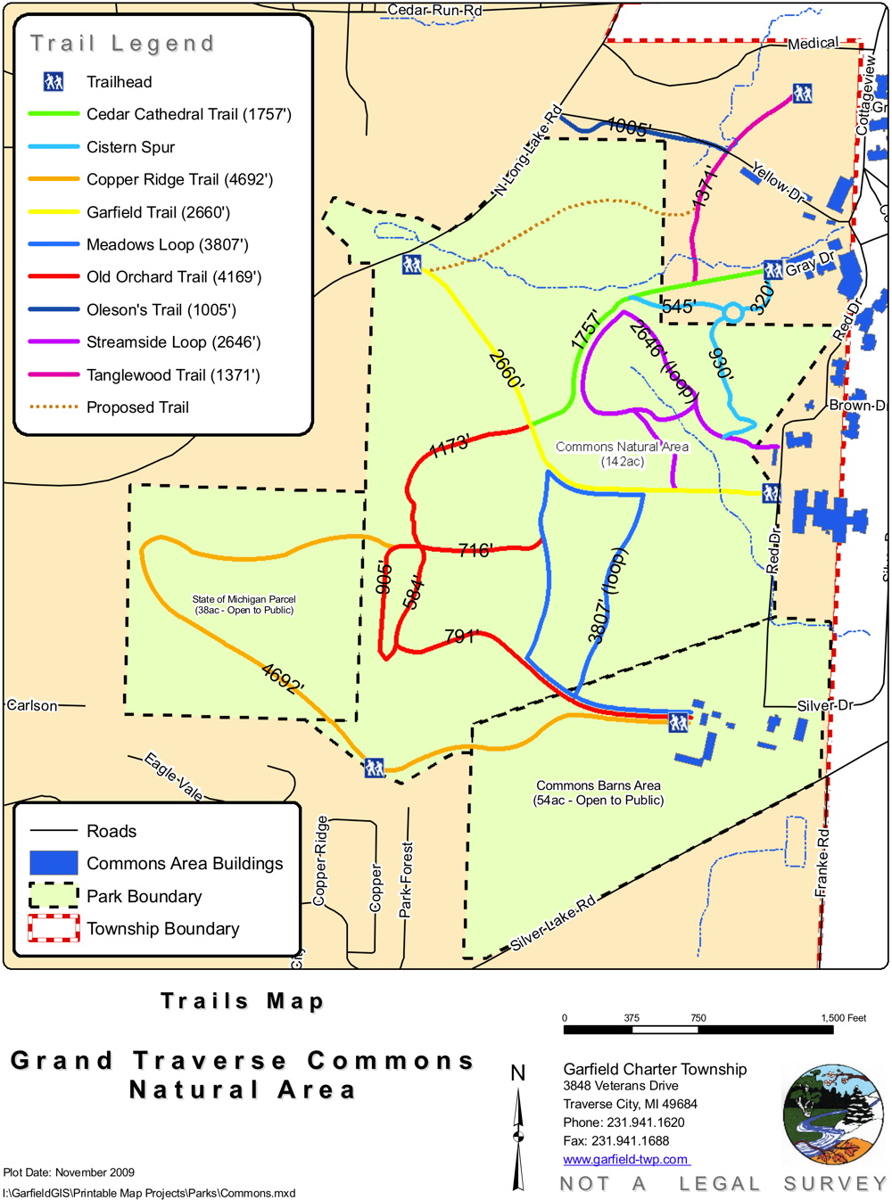 ATI Consulting Northwestern Lower Michigan Trail Guide for hiking