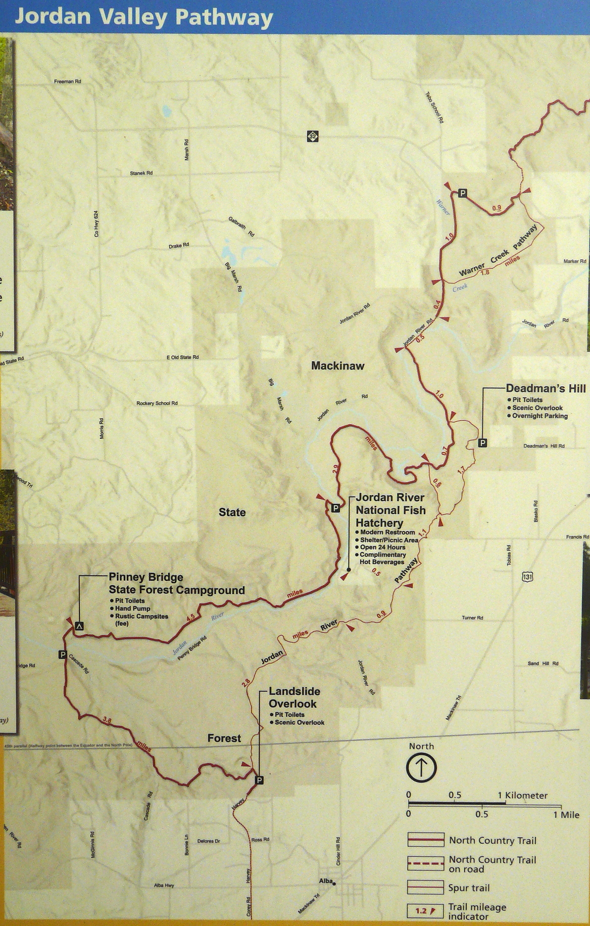 ATI Consulting Northwestern Lower Michigan Trail Guide for hiking, biking, crosscountry