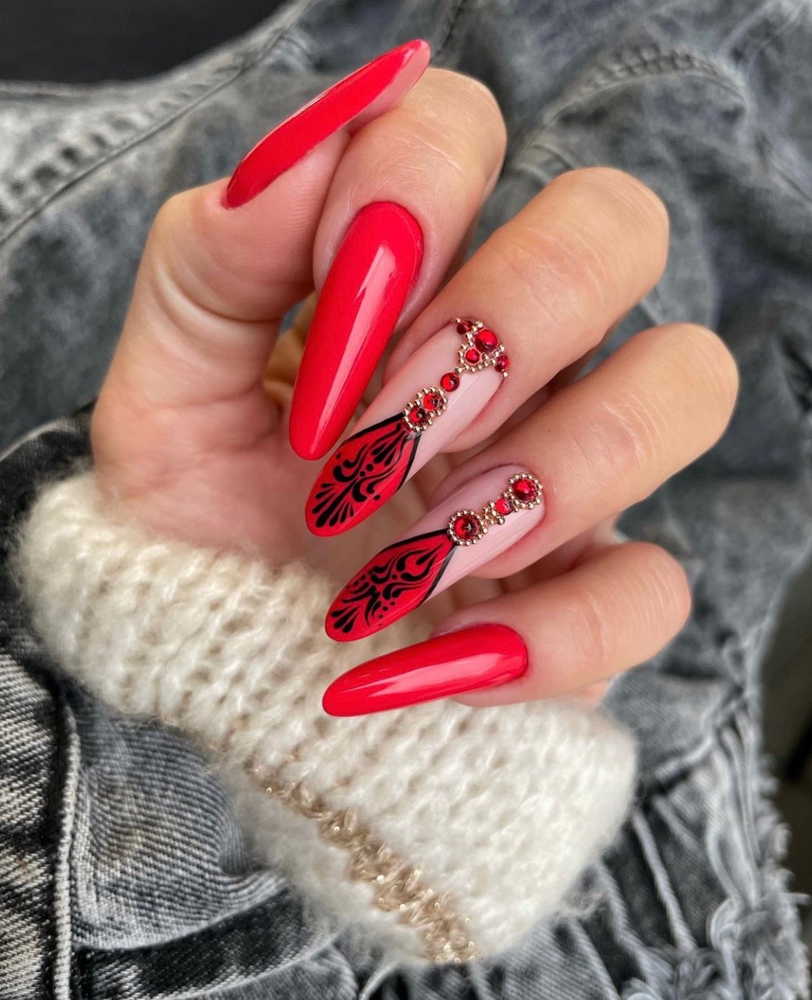 61 Best Red Nail Designs to Paint on Today atinydreamer