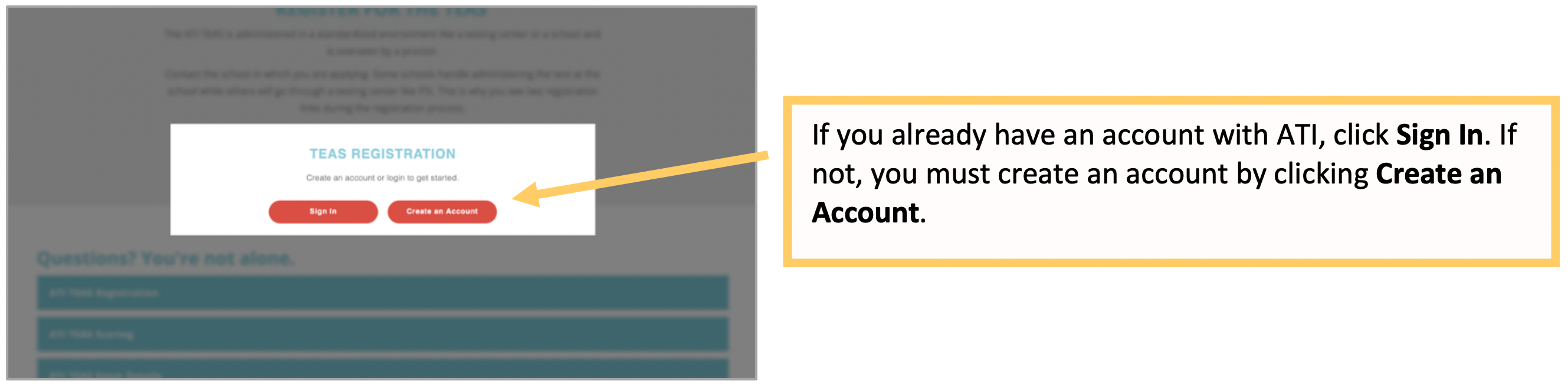 The ATI TEAS Exam with Proctorio ATI