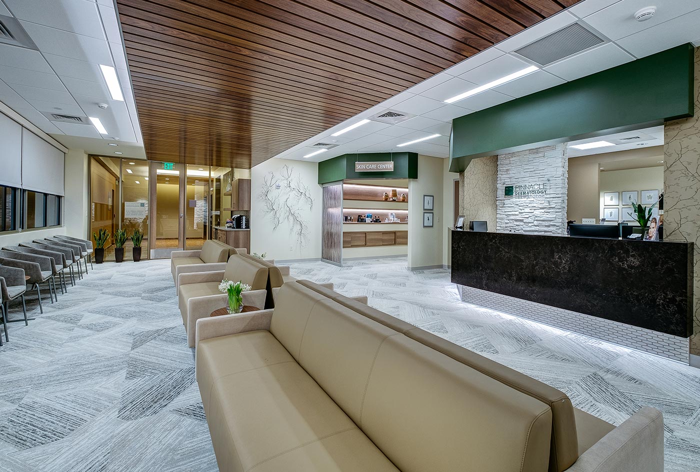 Pinnacle Dermatology Atkinson Collaborative Interiors