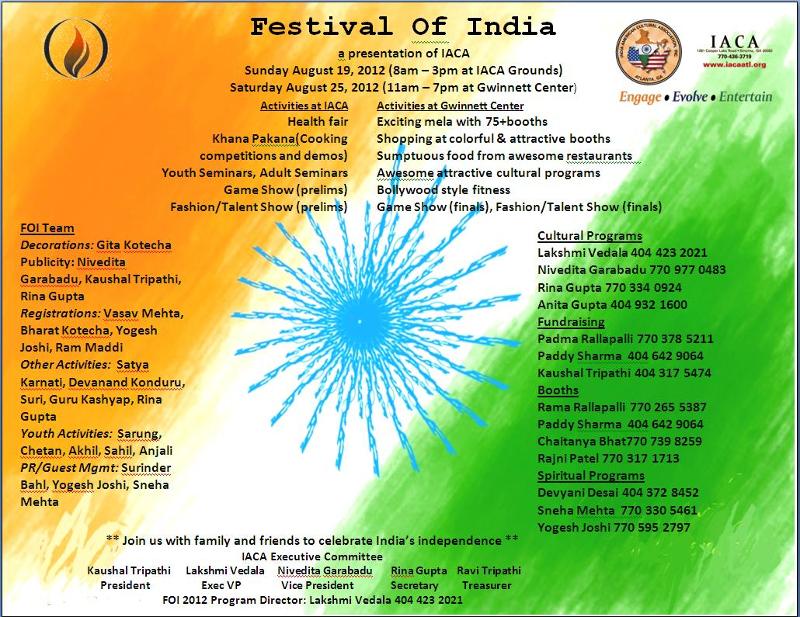 festival of india atlanta 2023 Festival of India Atlanta Dunia