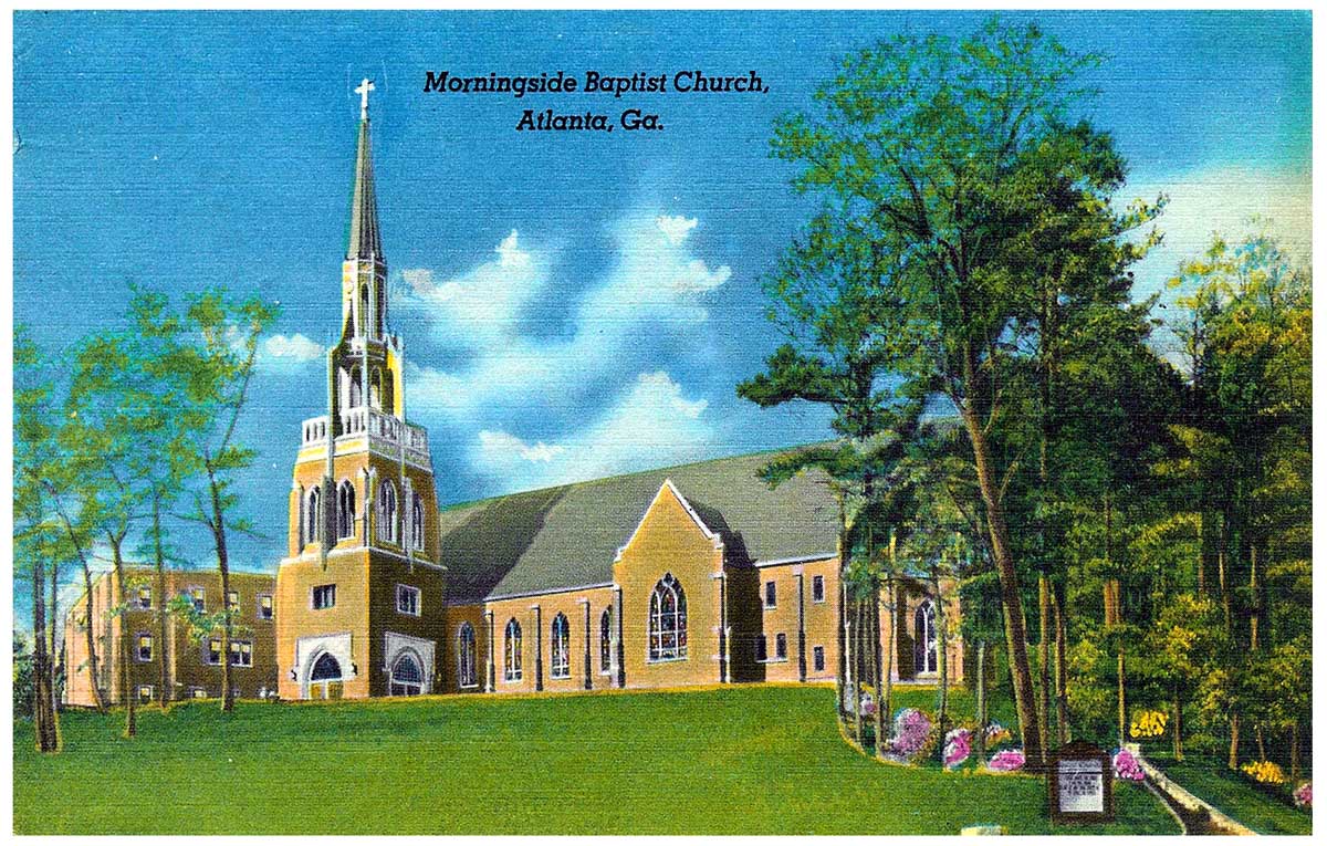 Morningside Baptist Church postcard