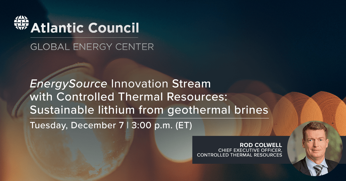 EnergySource Innovation Stream with Controlled Thermal Resources