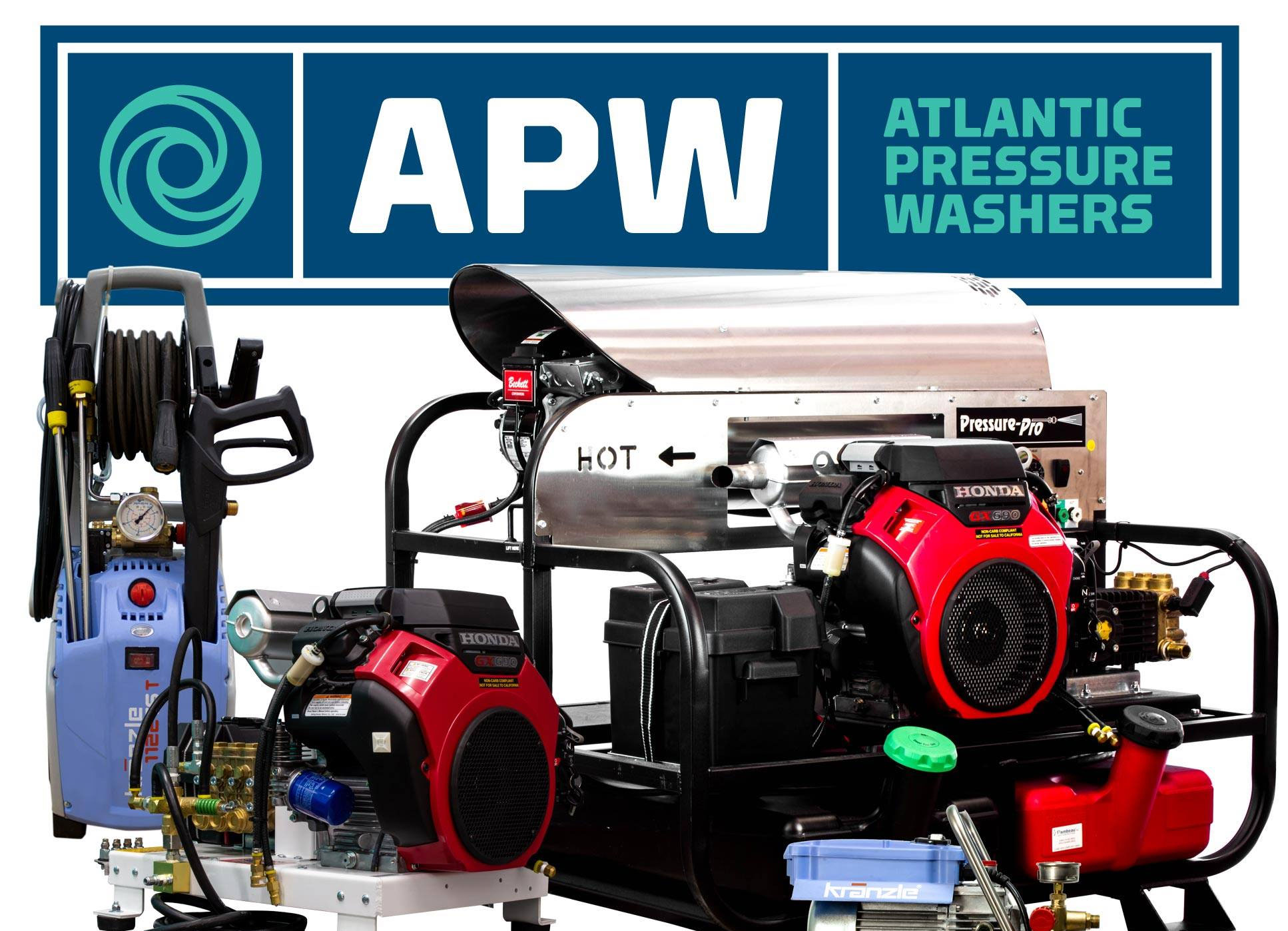 Atlantic Pressure Washers Maryland Equipment sales and repairs