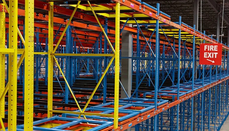 Push Back Pallet Rack System Atlantic Rack