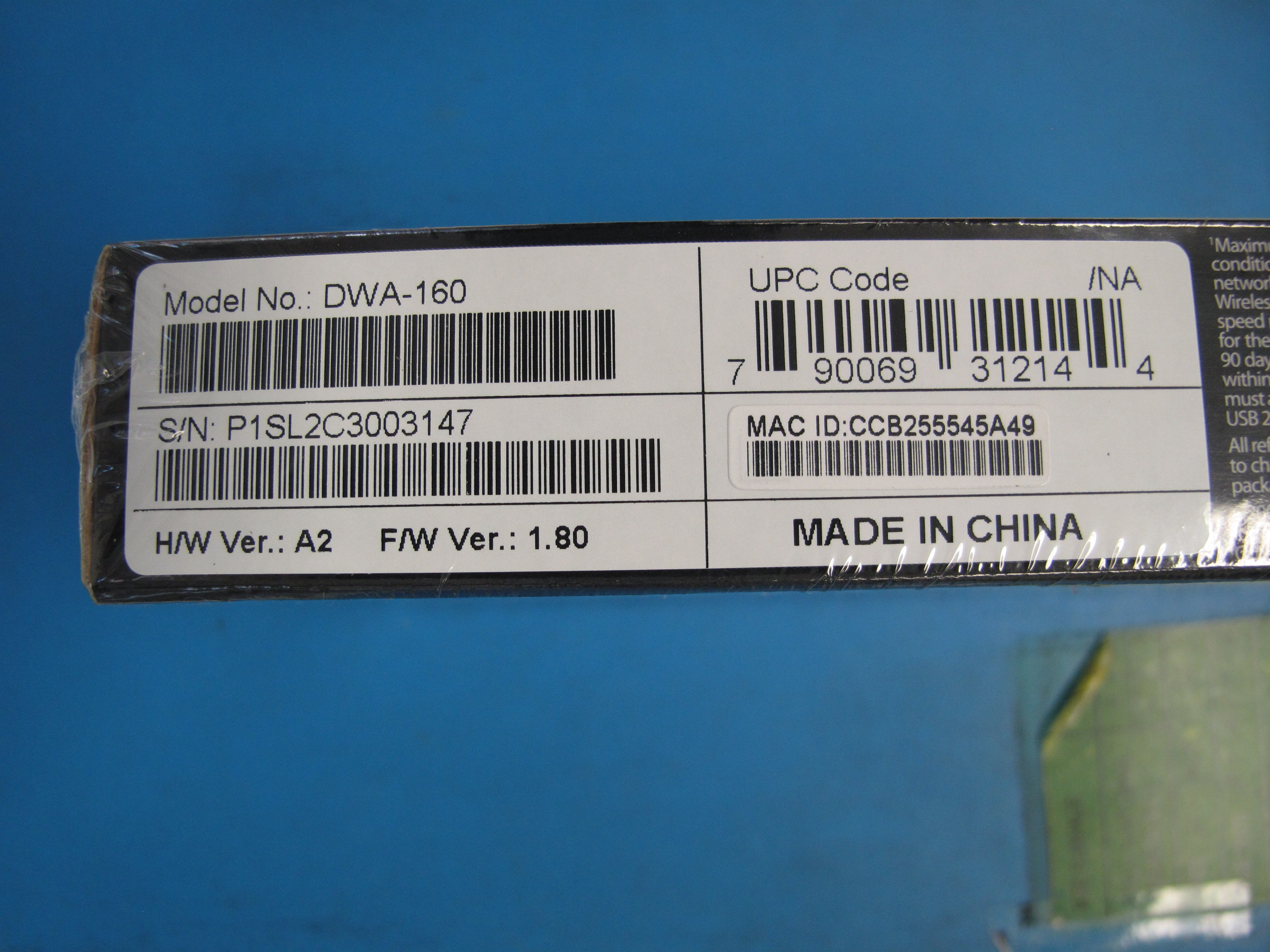 DLink DWA160 Atlantic Semiconductor