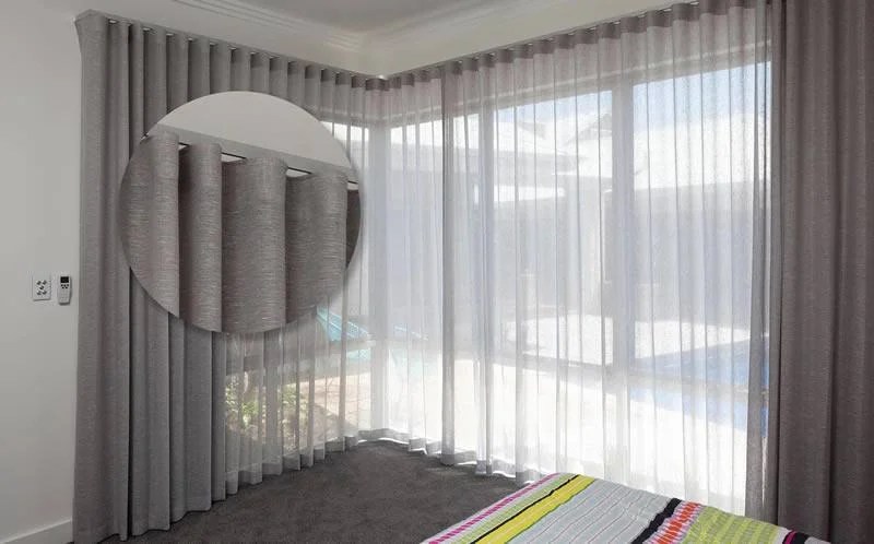 Wave Curtains Made to Measure in Dubai Atlantis Curtains UAE