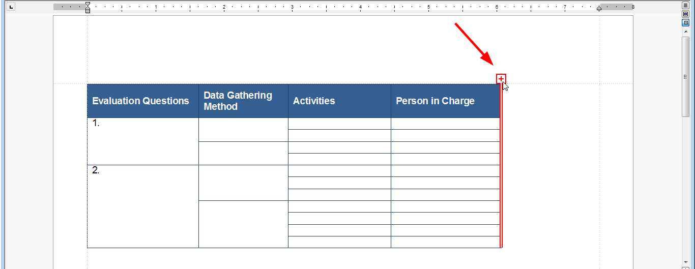Atlantis Word Processor Help. AtlanTips Adding columns to a table without changing its width