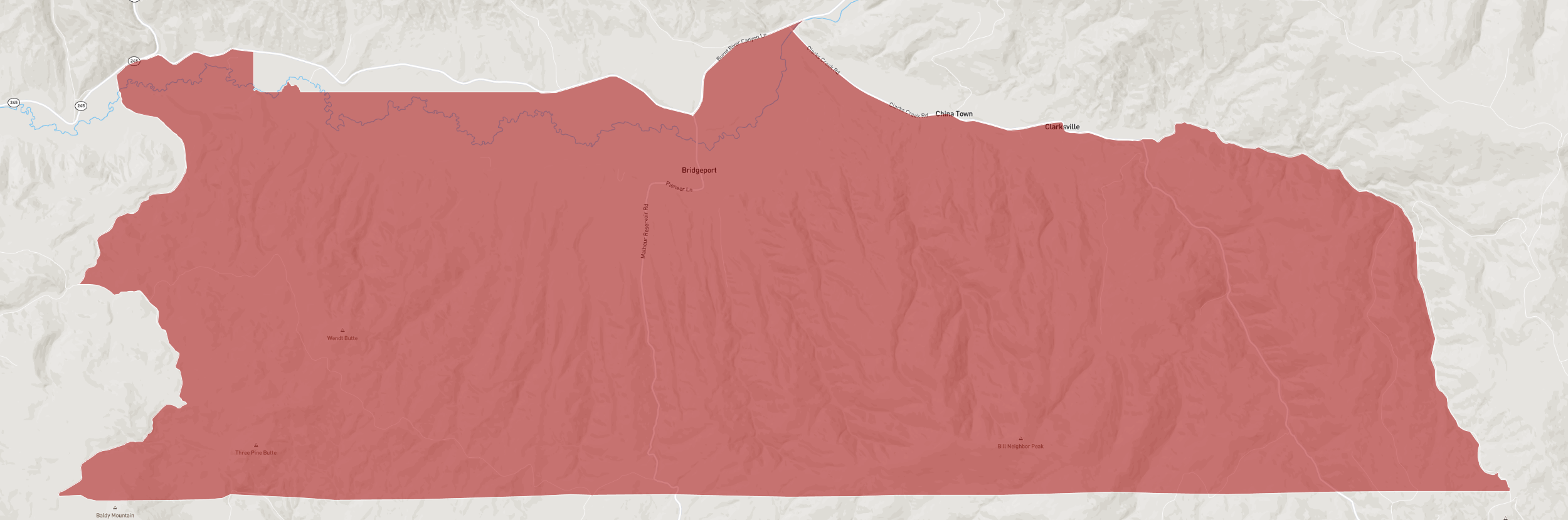 Zip Code 97819 - AtlasBig.com