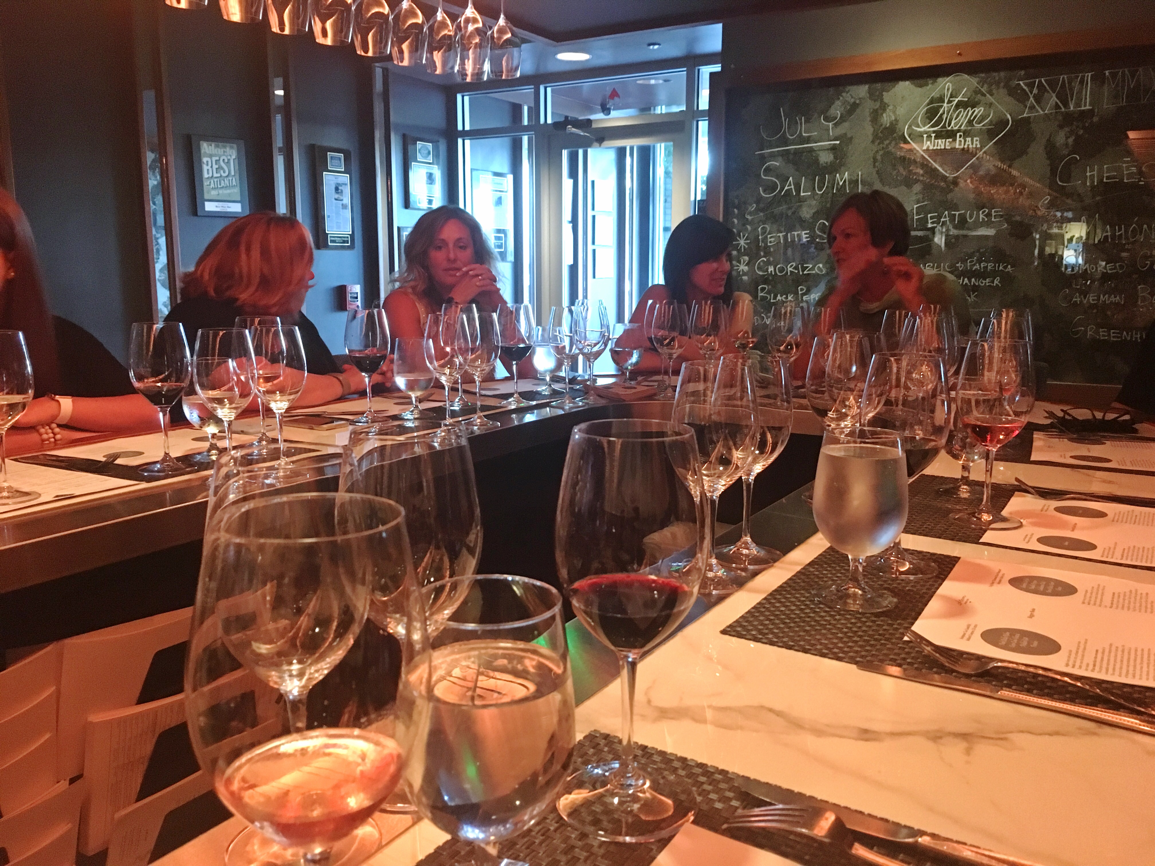Wine Tasting with Stem Wine Bar ATL Bucket List
