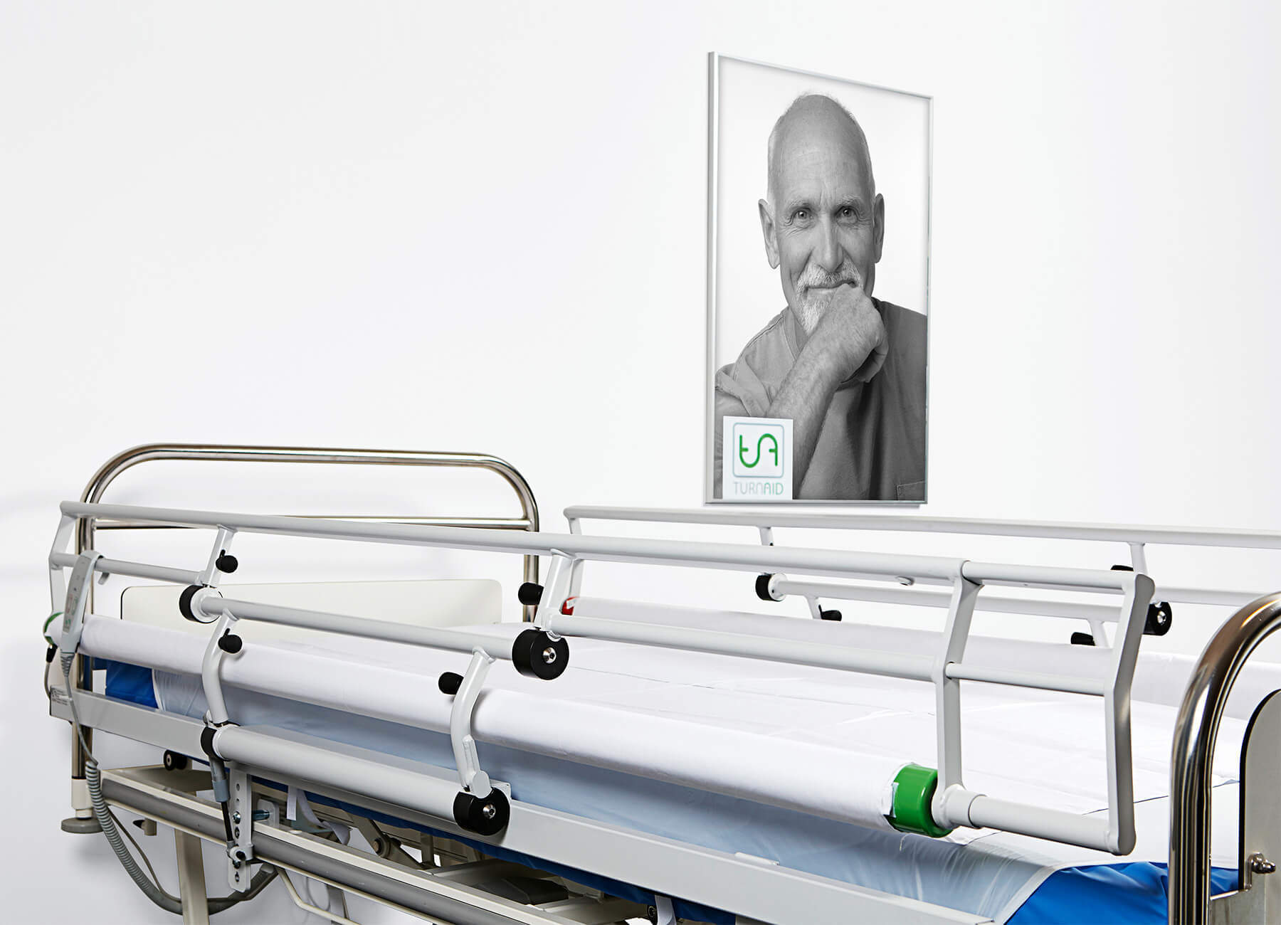 Patientturning system TurnAid ProWend turning system for care beds