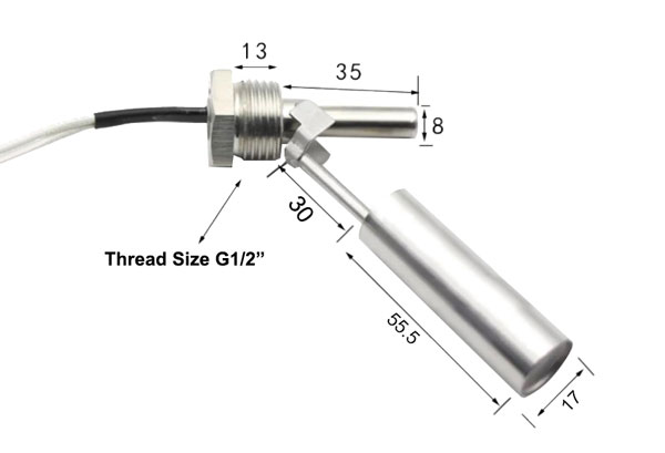 Side Mounted Float Level Switch, Stainless Steel | ATO.com