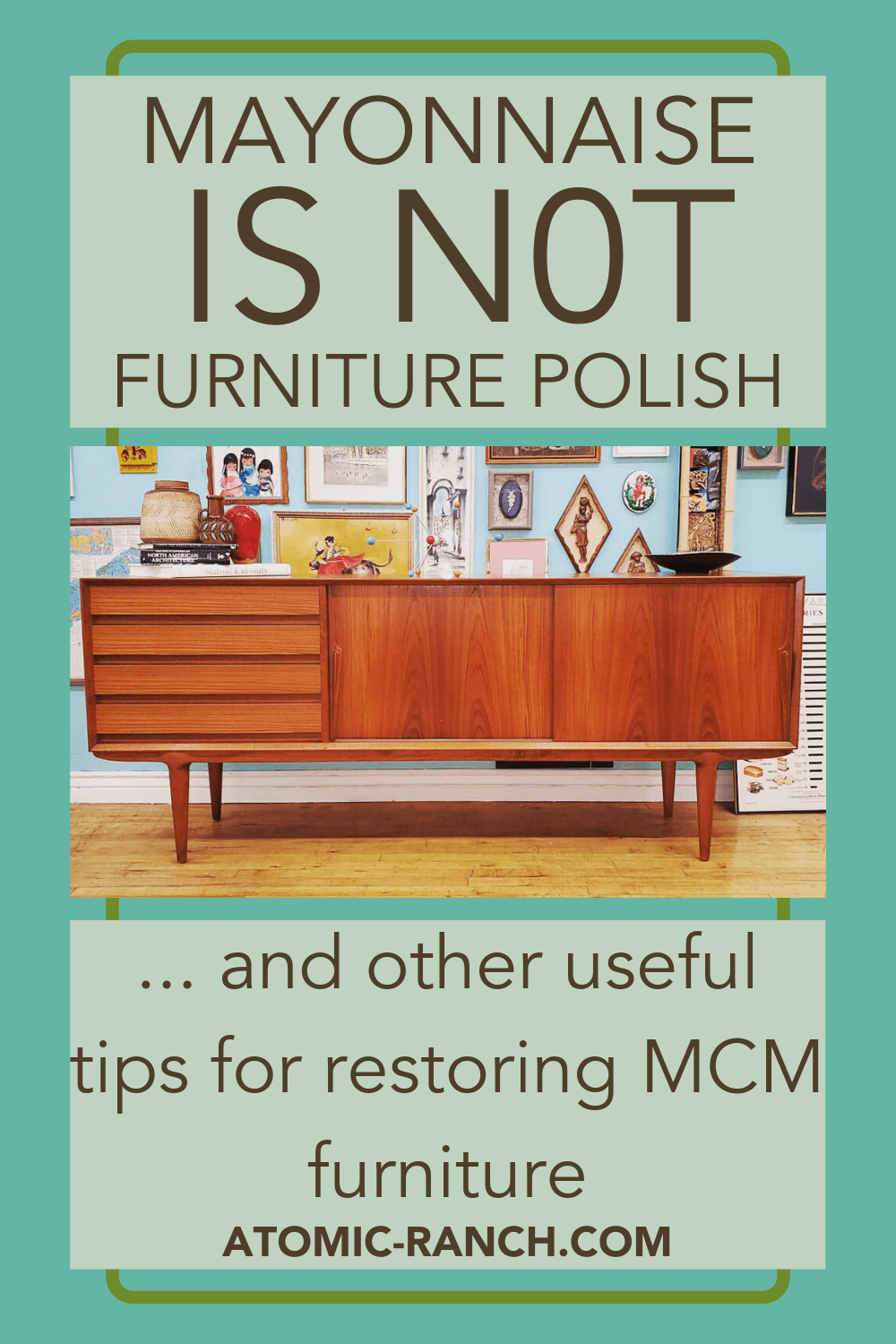 Put Down That Paint Brush! And Other Tips from An MCM Furniture