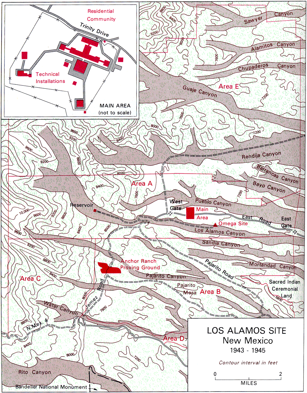 Site Y Los Alamos, New Mexico Maps Media Gallery