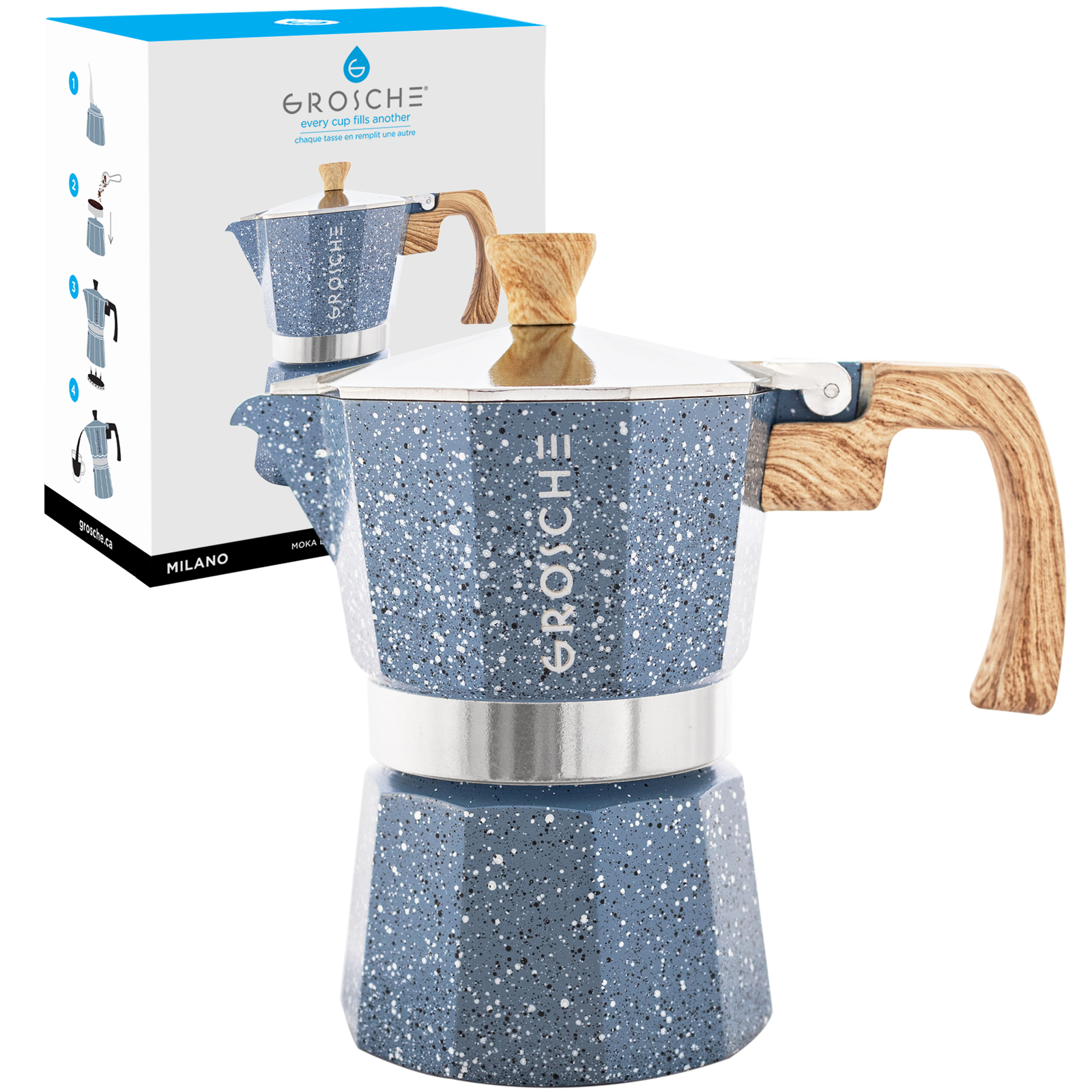 Grosche Stovetop Espresso Coffee