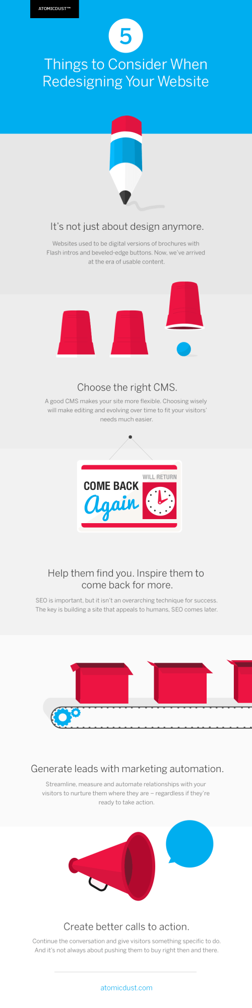 Five Things to Consider When Redesigning Your site