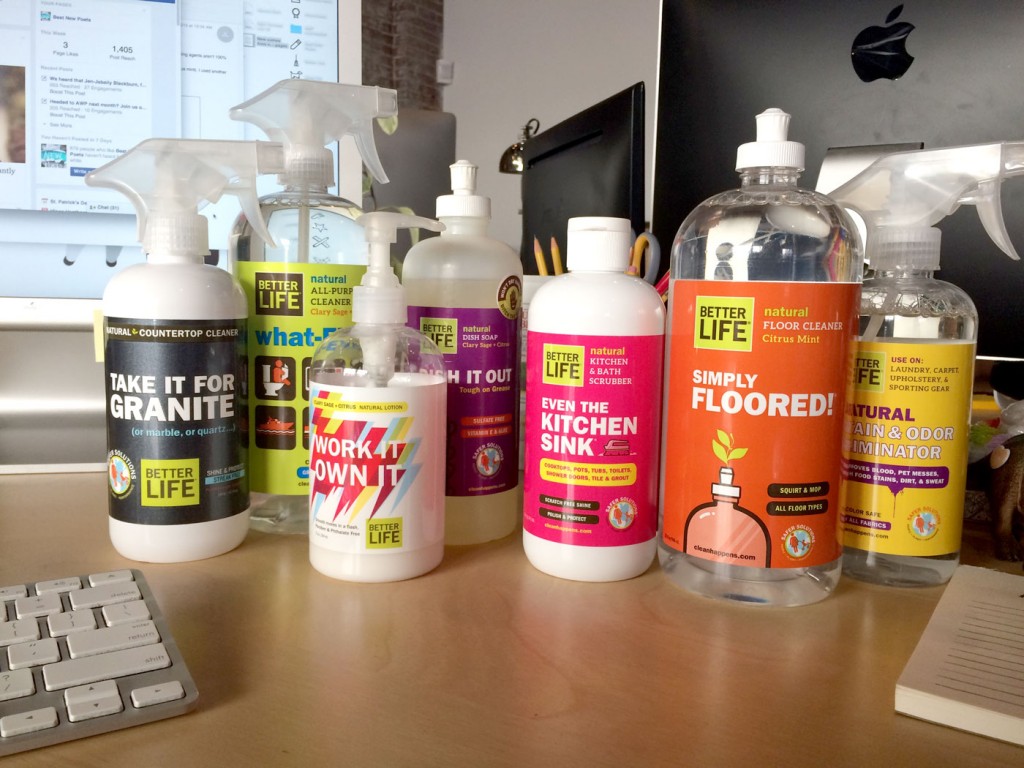 New Branding and Package Design for Better Life Cleaning Products