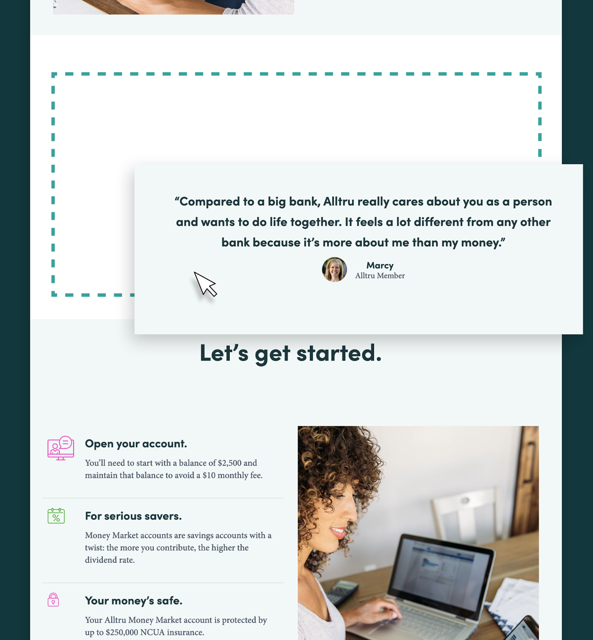 Taking the Complexity out of Credit Union Web Design for Alltru
