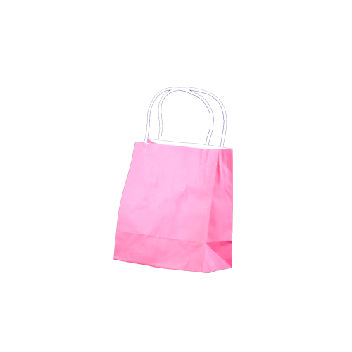 Pink Kraft Paper Bags Toddler