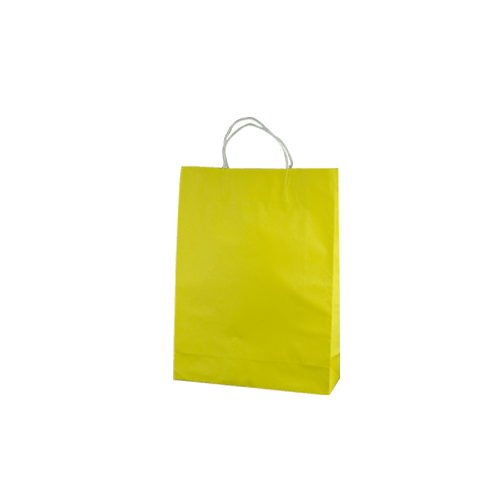 Yellow Kraft Paper Bags Midi