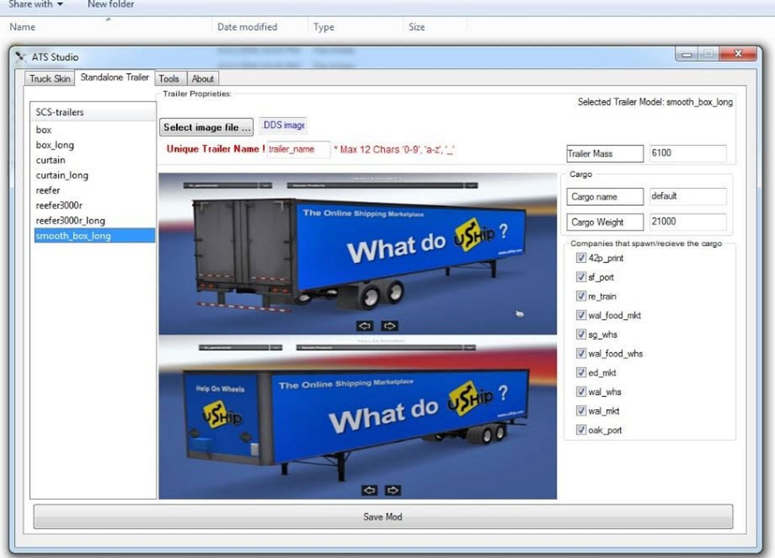 Mod Maker for ATS ATS Mod American Truck Simulator Mod