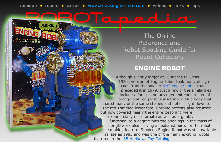 ROBOTapedia presents Horikawa Excavator Robot Engine Robot (smoking)