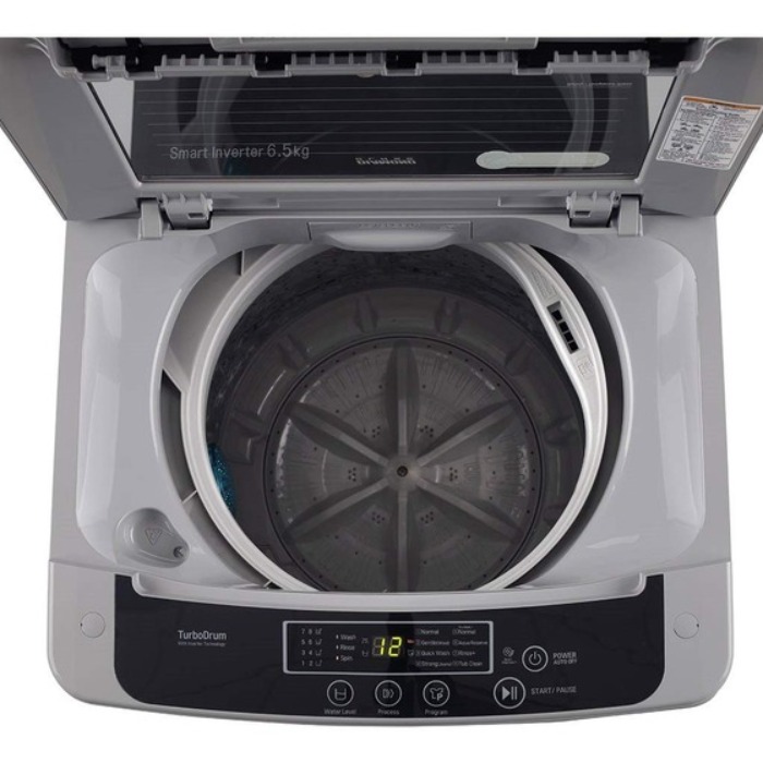 LG 6.5 Kg 5 Star Smart Inverter FullyAutomatic Top Loading Washing Machine (T65SKSF1Z, Middle