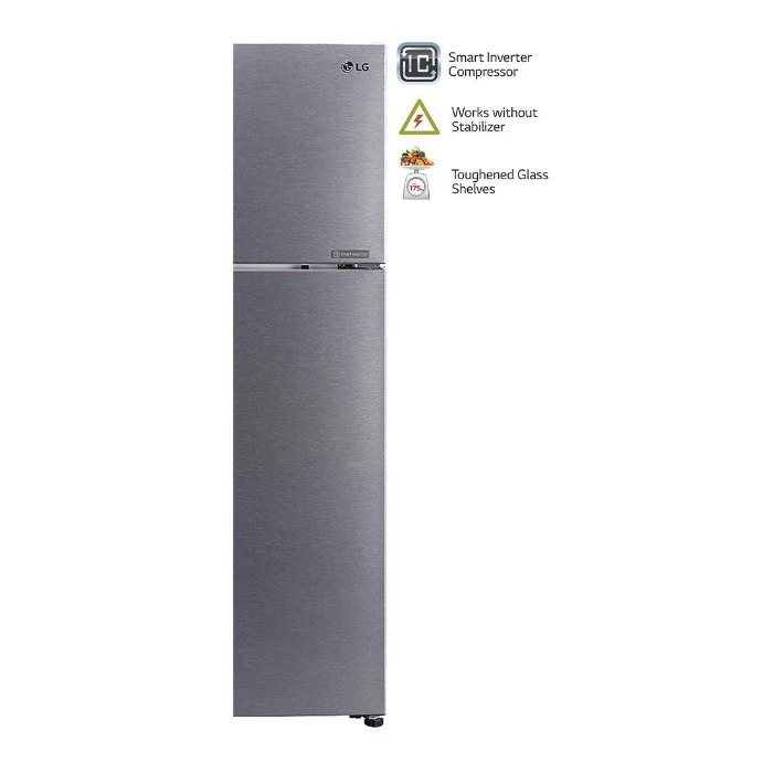 LG 260 L 2 Star Inverter FrostFree DoubleDoor Refrigerator (GL