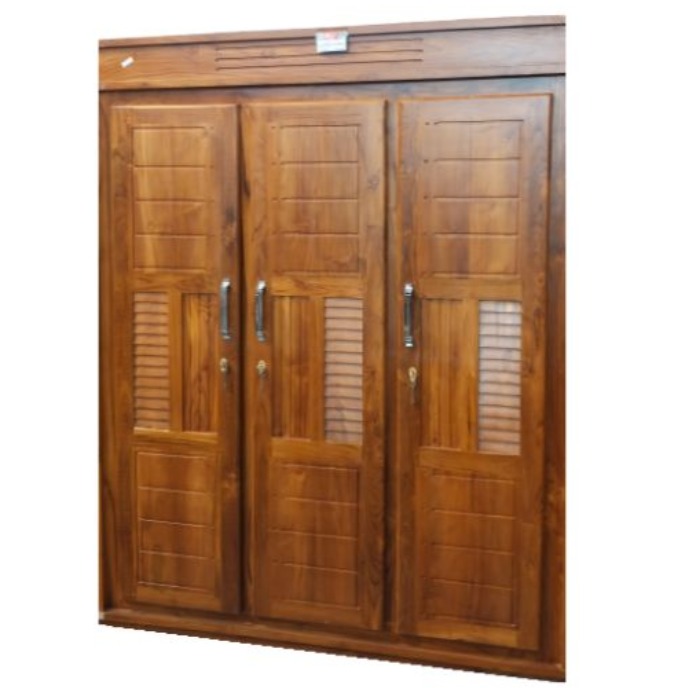 Zayan 3 Door Teak Wooden AlmirahAttinkara