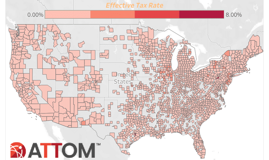 Total Property Taxes Up 4 Percent Across U.S. In 2022 ATTOM
