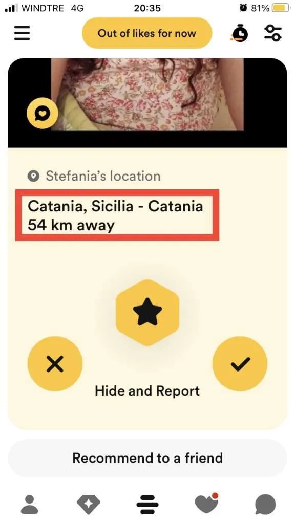 Why Does Bumble Sometimes Show Distance?