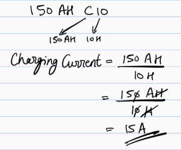 How To Calculate Battery Charging Current and Time?