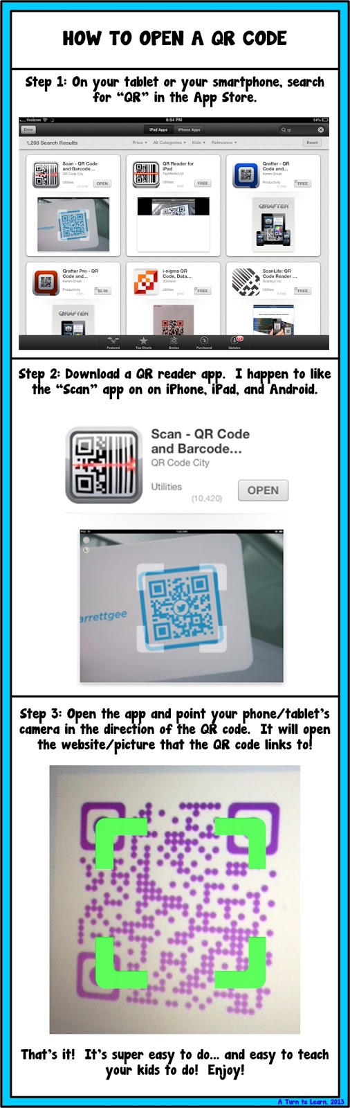How to Open QR Codes • A Turn to Learn
