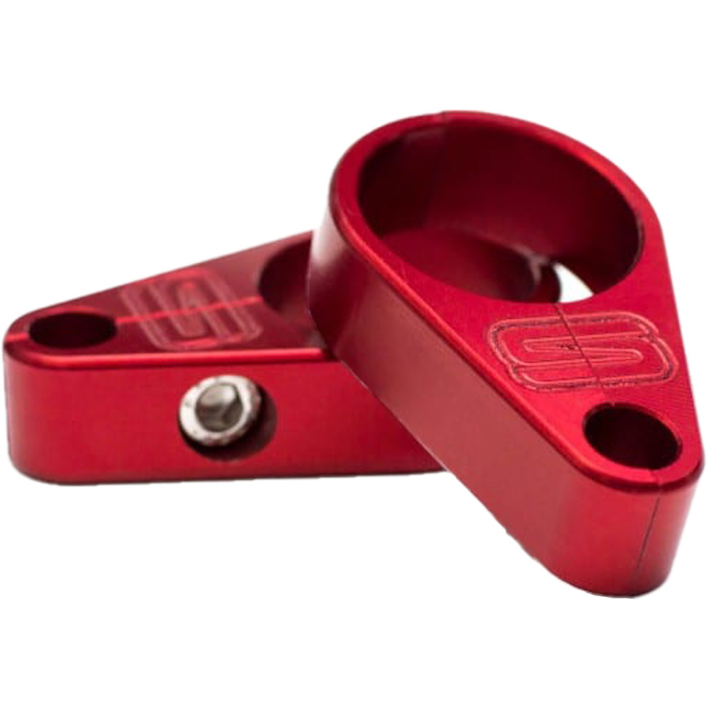 Streamline Universal 1" ATV Front Brake Line Clamps Red at ATVstore