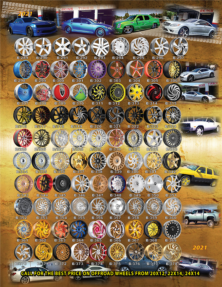 Akins Tires and Wheels Fresno Clovis Custom Wheels
