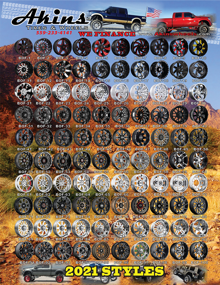 Akins Tires and Wheels Fresno Clovis Custom Wheels