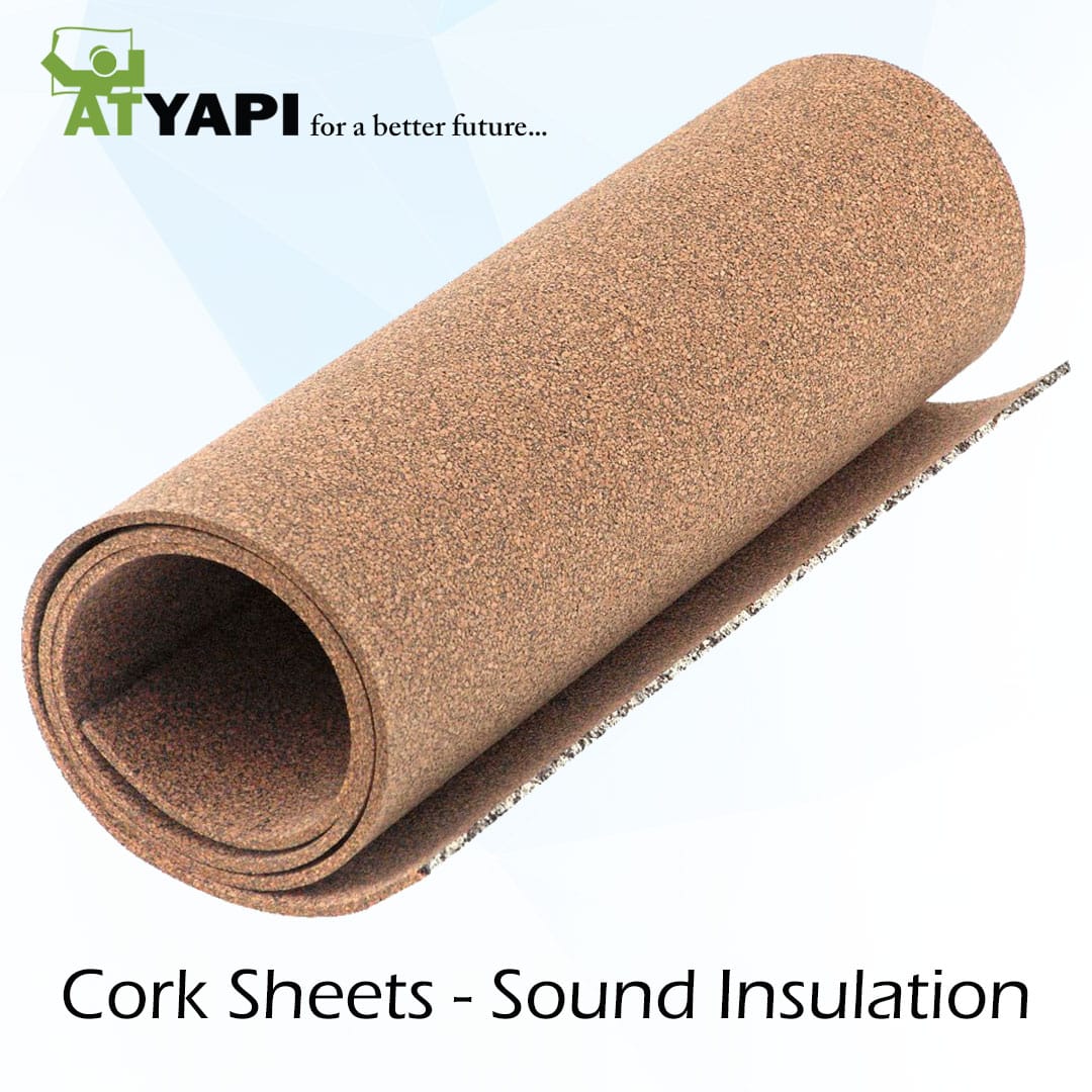 Cork Sheet Sound Insulation AT Yapı