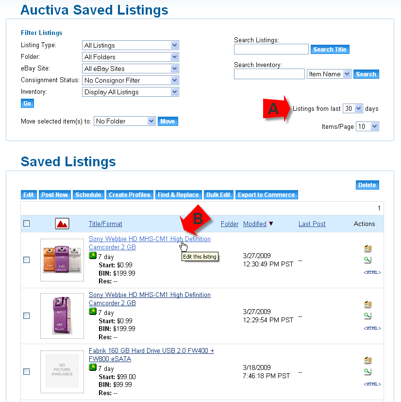 How to Add a Consignment Item Auctiva Tutorials