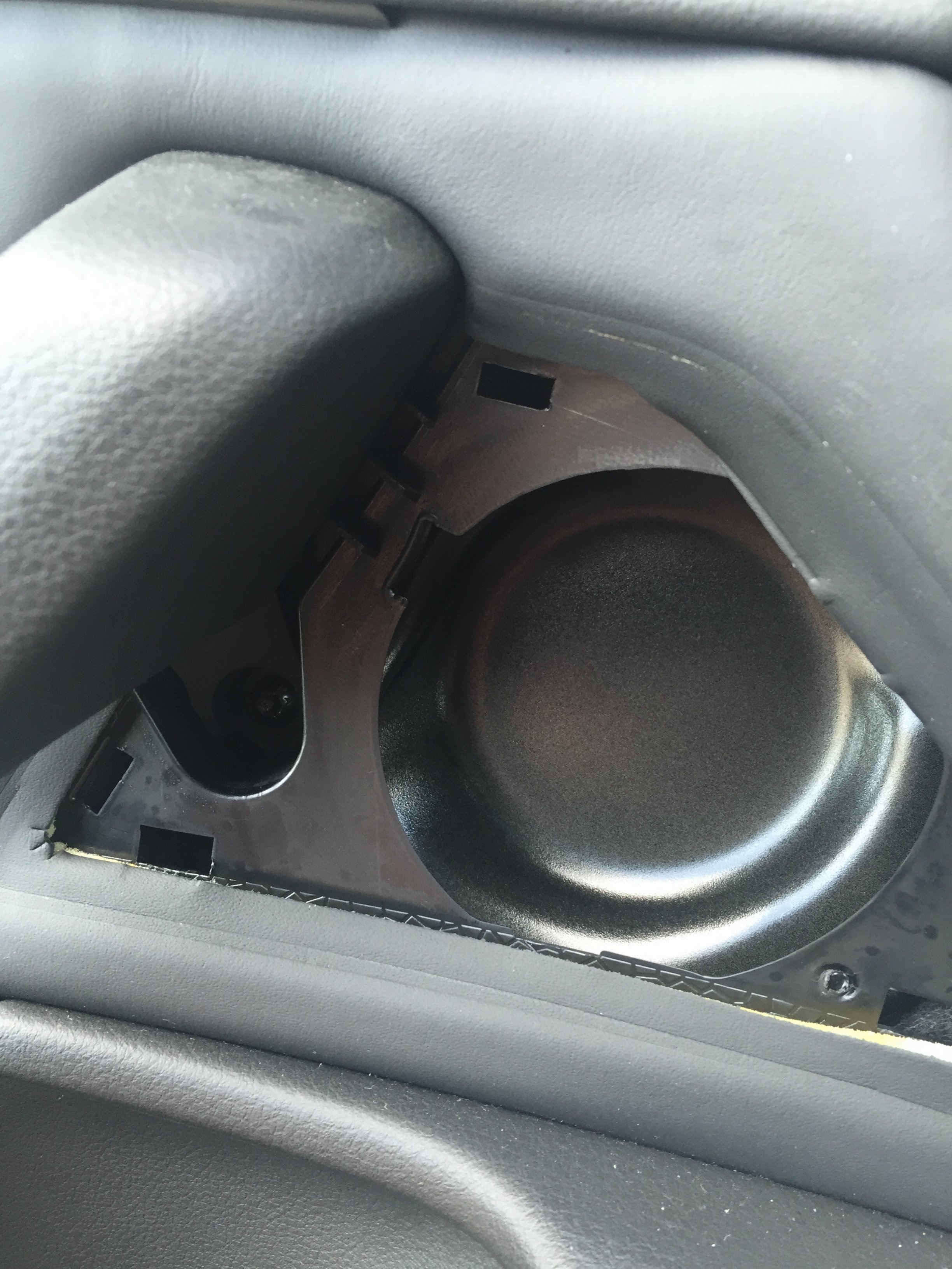 Drivers door arm rest removal