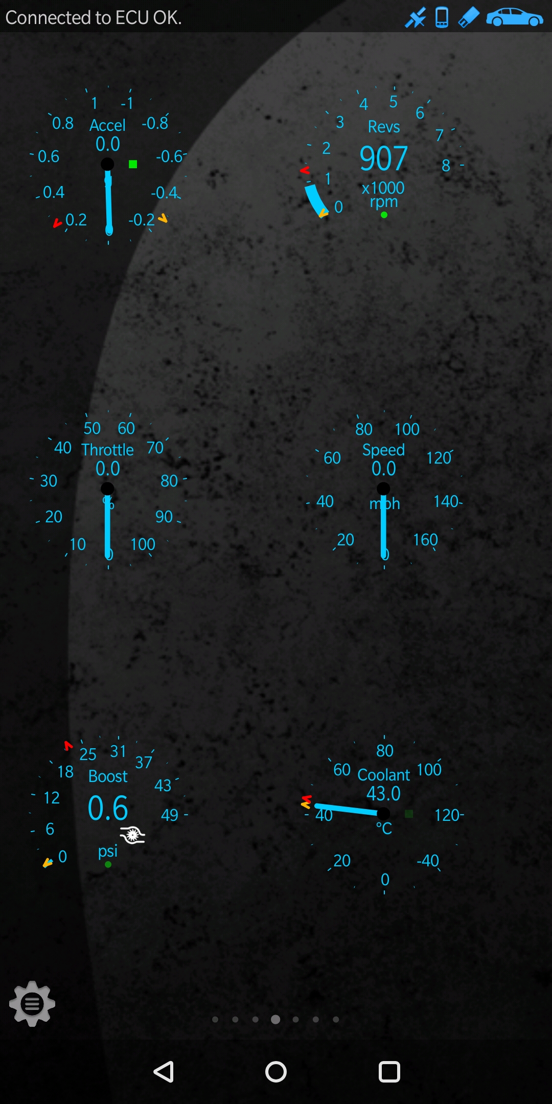Coolant temp gauge not moving