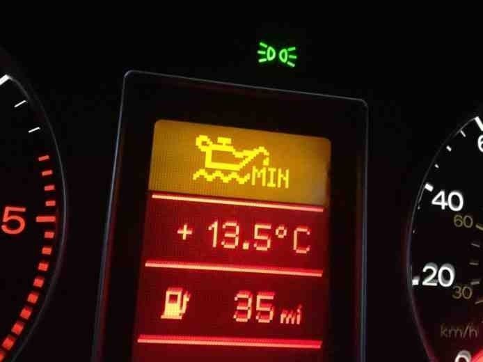 Oil Warning Light!