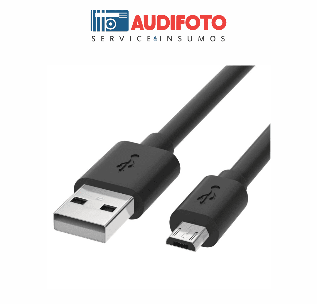 Cable Micro USB AudiFoto Rosario. Servicio Técnico e Insumos Fotográficos