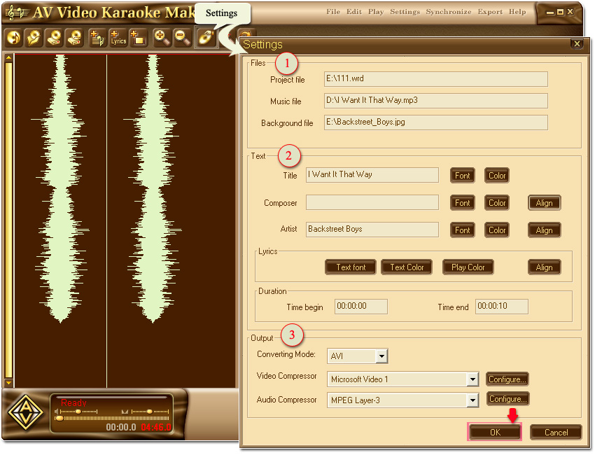 AV Video Karaoke Maker Create Your Own Karaoke Music Video In a Few